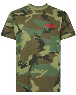 Supreme Spiral T-Shirt "Ss21" Su10151" - Green