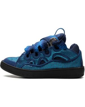 Lanvin Curb Trainers "Bleu Majorelle" Fm Skrk11 Stra H22 214" - Blue