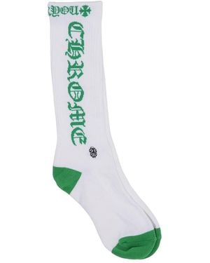 Chrome Hearts Fuck You Logo Socks (1 Set) Chrm0599" - Black