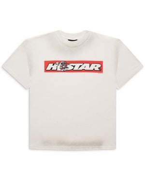 HELLSTAR Box Logo T-Shirt Hsr012" - Black