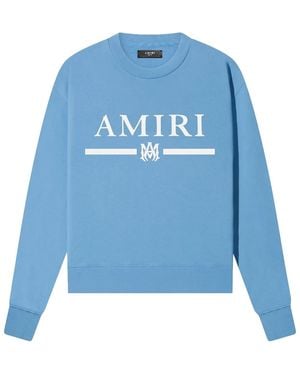 Amiri Ma Bar Logo Jumper Ps23Mjl003 450" - Blue
