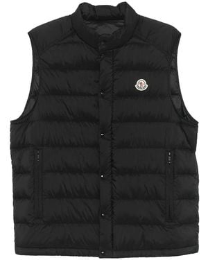 Moncler Barthe Down Quilted Vest L10911A00078597Yd999" - Black