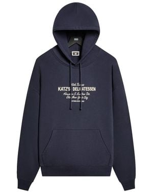 Kith Katz's Delicatessen That's All Hoodie "Genesis" Khta030102 401" - Blue