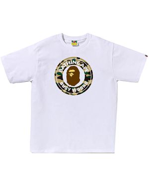 A Bathing Ape 1St Camo Busy Works T-Shirt Camo" 0Zxtem014101Q Whr" - Black