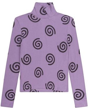 Simon Lextrait Skin Tight Jetty Top Skin Tight Jetty Top" - Purple