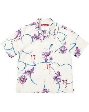 Supreme Aoi Lilies S/S Shirt "Ss26 - Black