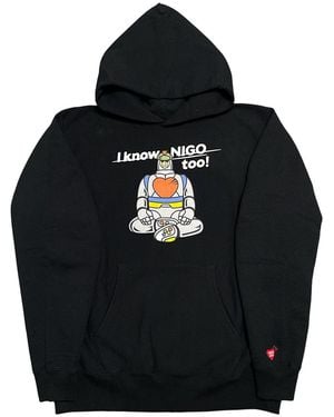 Human Made I Know Nigo Too Hooded Sweatshirt Xx28Cs004 Blk" - Black