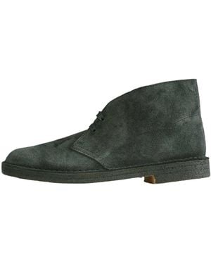 Clarks Desert Boot "Dark Hairy" 68535" - Green