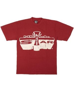 HELLSTAR Path To Paradise T-Shirt Hscxsho01" - Red