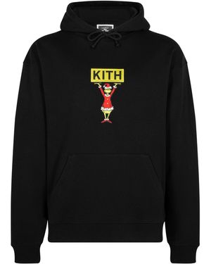 Kith The Grinch Classic Logo Williams Iii Hoodie Beauty" - Black