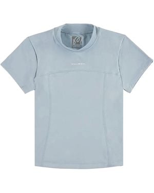 Malbon Golf Orelia T-Shirt "Subdued" Mw 0192 Sub" - Blue
