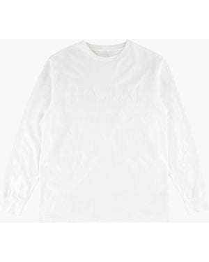 Stadium Goods Embroidered Heavyweight L/s - White