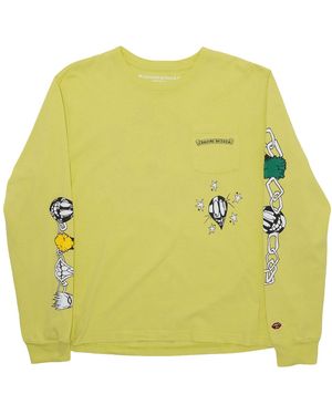 Chrome Hearts Matty Boy Links Long Sleeve Pocket T-Shirt Chrm0741" - Green