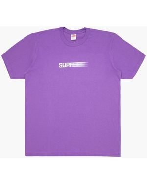 Supreme Motion Logo T-Shirt "Ss20" Su10216" - Purple