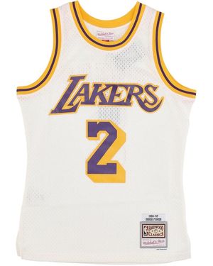 Mitchell & Ness Swingman Jersey Lakers 1996 "Derek Fisher" Tfsm5052 Lal96Dfiofwh" - Black