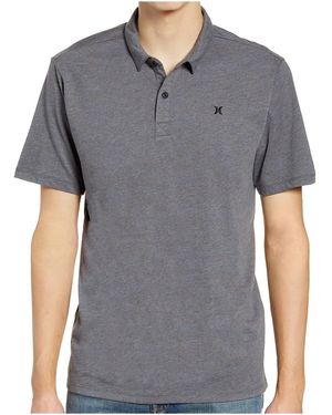 Hurley Drifit Coronado Polo "Dark Charcoal" Ar7114-045" - Black