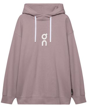 On Shoes Club Hoodie "Heron" 1Me10034390" - Purple