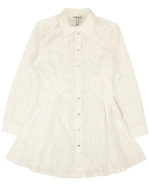 Opening Ceremony Eyelet Dress S20Aow15350" - Black