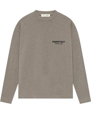 Fear Of God Classic Fit Ls Tee "Timber" 125As254201F" - Black