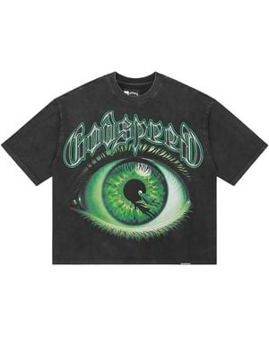 GODSPEED NEW YORK The Watcher T-Shirt Gs372" - Green