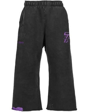 Triple Sevens Booby Trap Heavy Joggers Ts7014" - Black