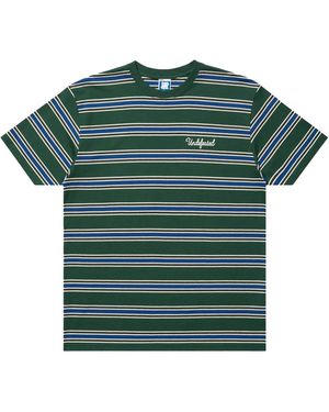 Undefeated Summer Stripe T-Shirt Xks54Fbk" - Green