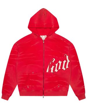 GODSPEED NEW YORK Og Logo V2 Hoodie V1Y4U7Kb" - Red