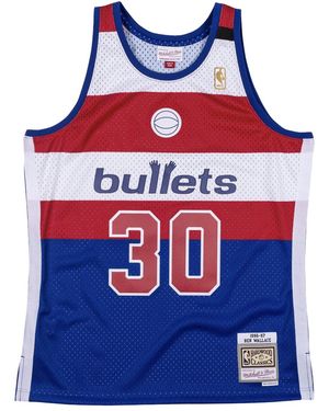 Mitchell & Ness Swingman Jersey "Nba Washington Bullets 96 Ben Wallace" Smjycp19068 Wburyrd96Bwa" - Blue
