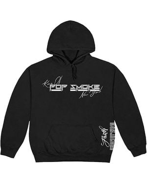 Vlone(GOAT) Pop Smoke Faith King Of New York Hoodie Vl0038" - Black