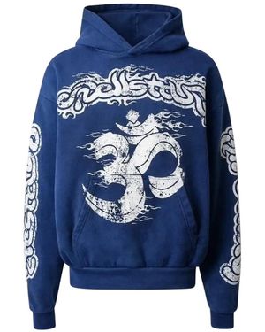 HELLSTAR Yoga Hoodie Hsr184" - Blue