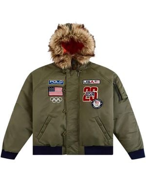 Polo Ralph Lauren Team Usa Down Jacket "Tent" 710P08104001" - Green