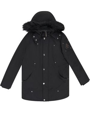 Moose Knuckles Stirling Parka Mk4661Mp Blck" - Black