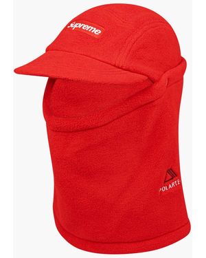 Supreme Facemask Polartec Camp Cap "fw 19" - Red