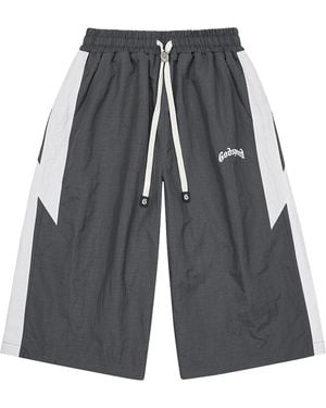 GODSPEED NEW YORK Anvil 3Qtr Shorts Gs401" - Black