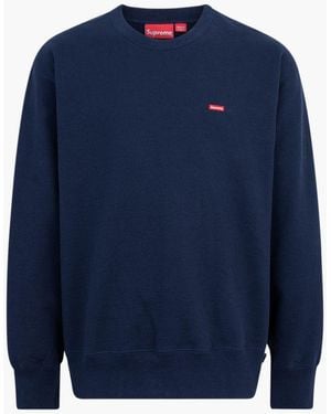 Supreme Small Box Crewneck "Fw21" Su10828" - Blue