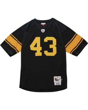 Mitchell & Ness Alternate Jersey "Nfl Pittsburgh Steelers 2008 Troy Polamalu" Ajy64983 Pst08Tpoblck" - Black