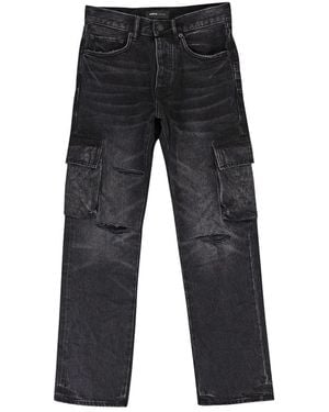 Purple Brand Relaxed Cargo P011 Rccb423" - Black