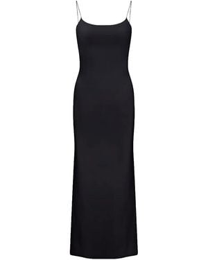 MM6 by Maison Margiela Slip Maxi Dress S52Dg0022S20518900" - Black