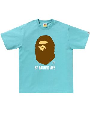 A Bathing Ape By Bathing Ape T-Shirt Sax" 0Zxtem002101O Sax" - Black