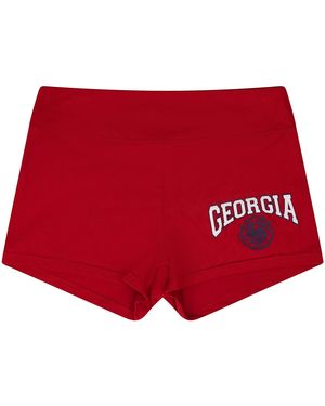 Sp5der Georgia Tiny Shorts 492" - Red