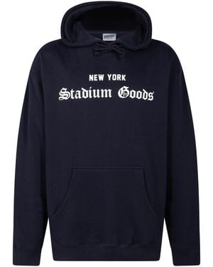 Stadium Goods Nyc Paper Hoodie Sgs0560" - Blue