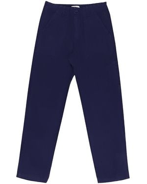 Aimé Leon Dore Garment Dyed Workwear Trousers Fw23Wp001" - Blue