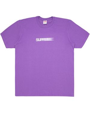 Supreme Motion Logo T-Shirt "Ss20" Su10216" - Purple