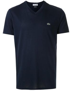 Lacoste V-Neck Pima Cotton Jersey T-Shirt Th6710 51 166" - Black