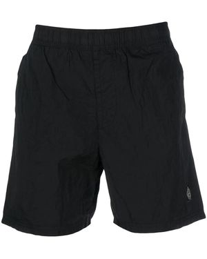 Stone Island Basic Small Logo Shorts B100004 S0043 V0029" - Black