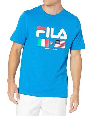 Fila International T-Shirt "Direct" Lm913786 916" - Blue