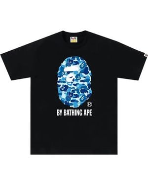 A Bathing Ape Abc Camo By Bathing Ape T-Shirt 1J30 110 006" - Black