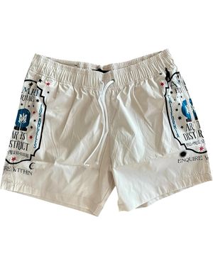 Amiri Fortune Logo Swimshorts & Ps23Msb004 699" - Black