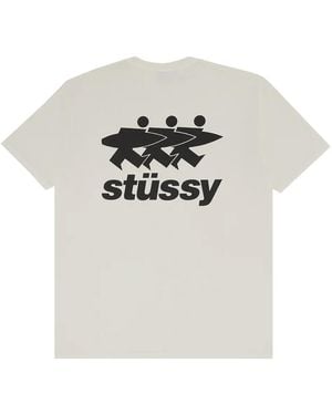 Stussy Surfwalk Pigment Dyed T-Shirt "Natural" Stus285" - Black