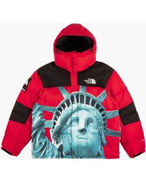 Supreme Tnf Baltoro "fw 19 Statue Of Liberty" - Red